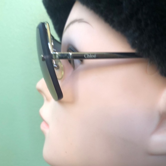 Chloe 45s sunglasses squared half rim with pink double grading lenses main image 9